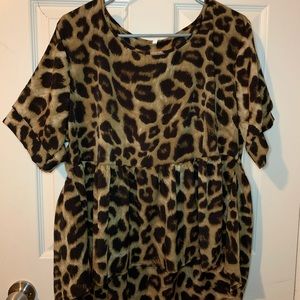 Cheetah baby doll
